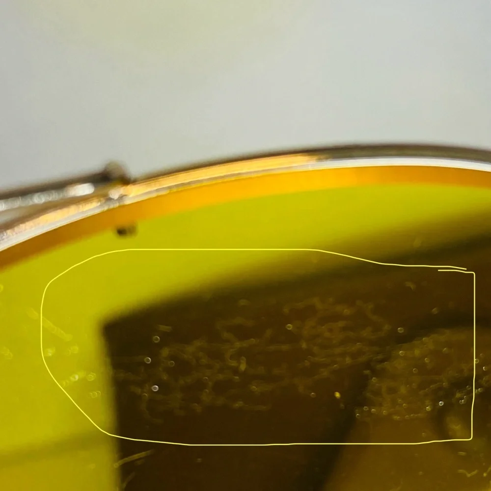 Bushnell Shooting Glasses Bausch & Lomb Aviator Impact Resist Vtg Org. Case READ - Picture 7 of 16